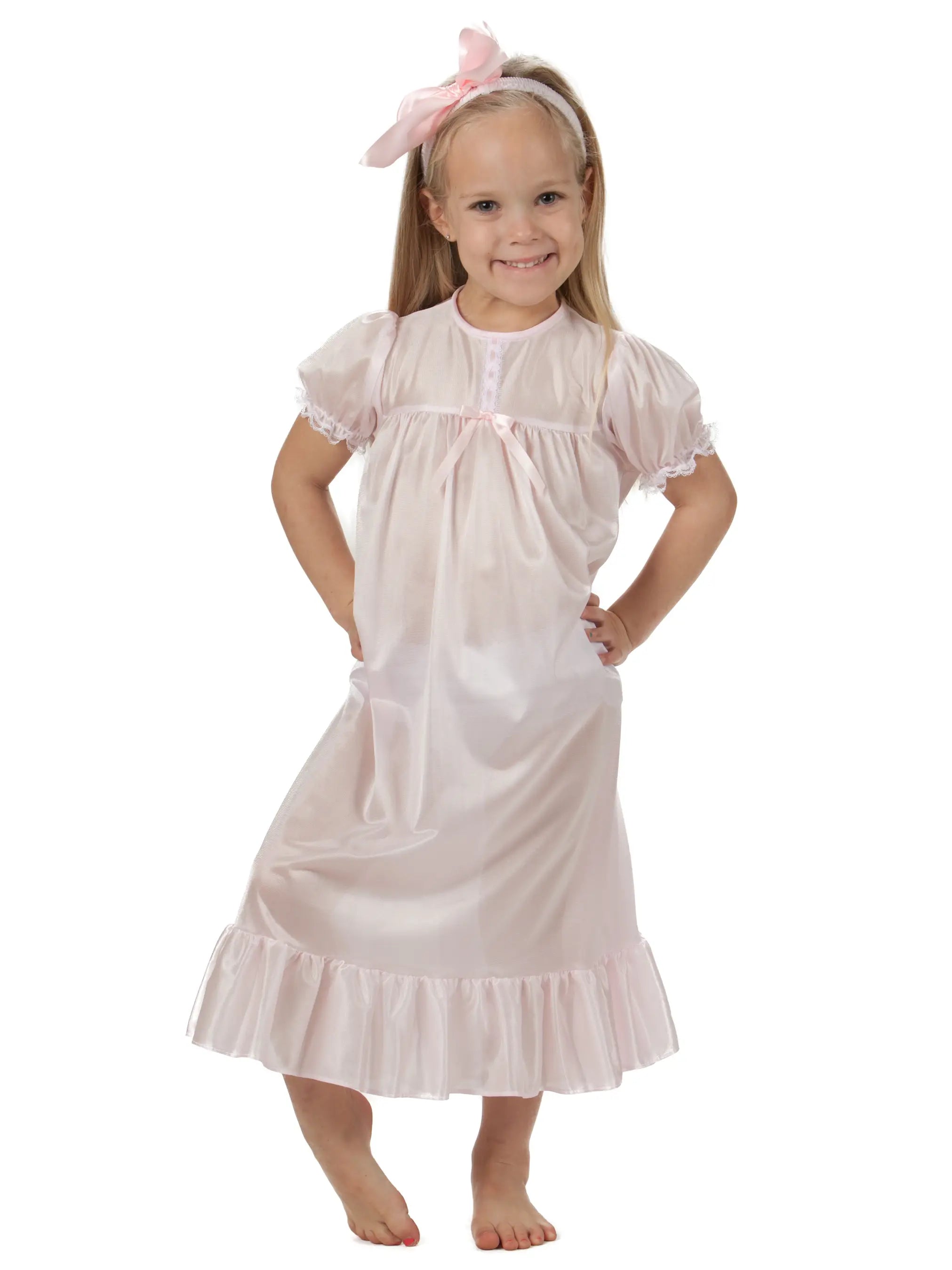 Nightgown & Robe / light blue / short sleeve