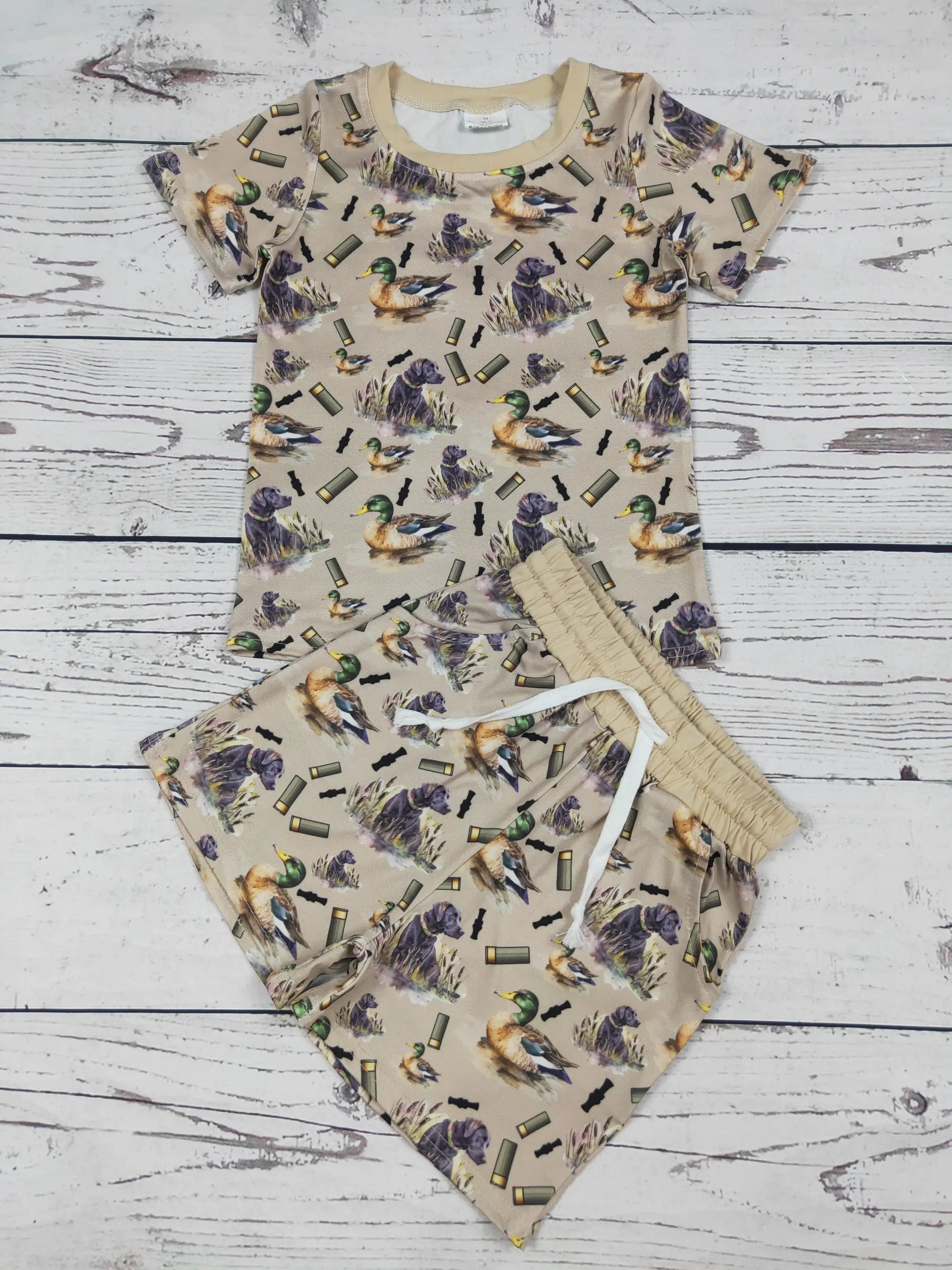 Baby Boy Duck Printed Set