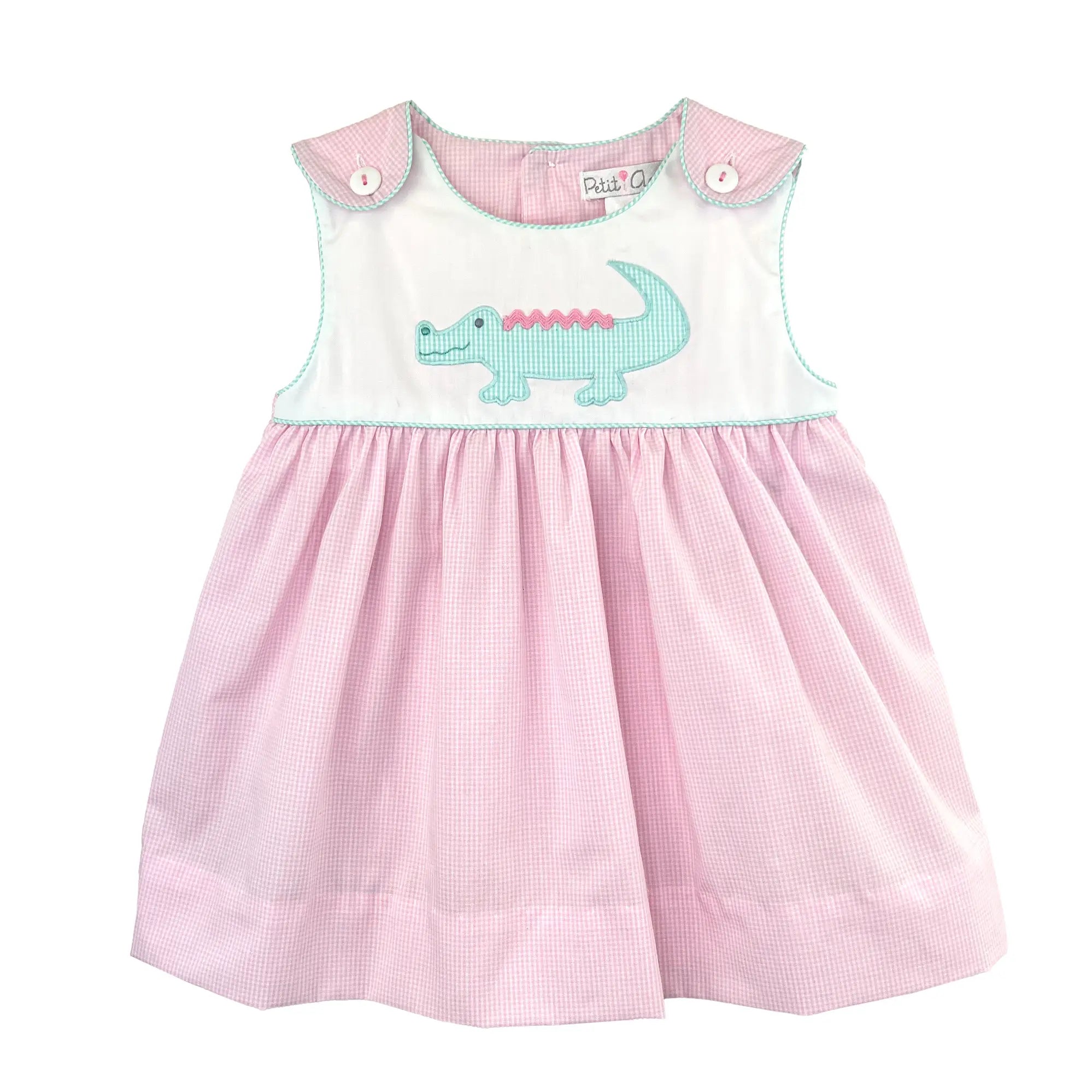 Alligator Appliqué Sun Dress